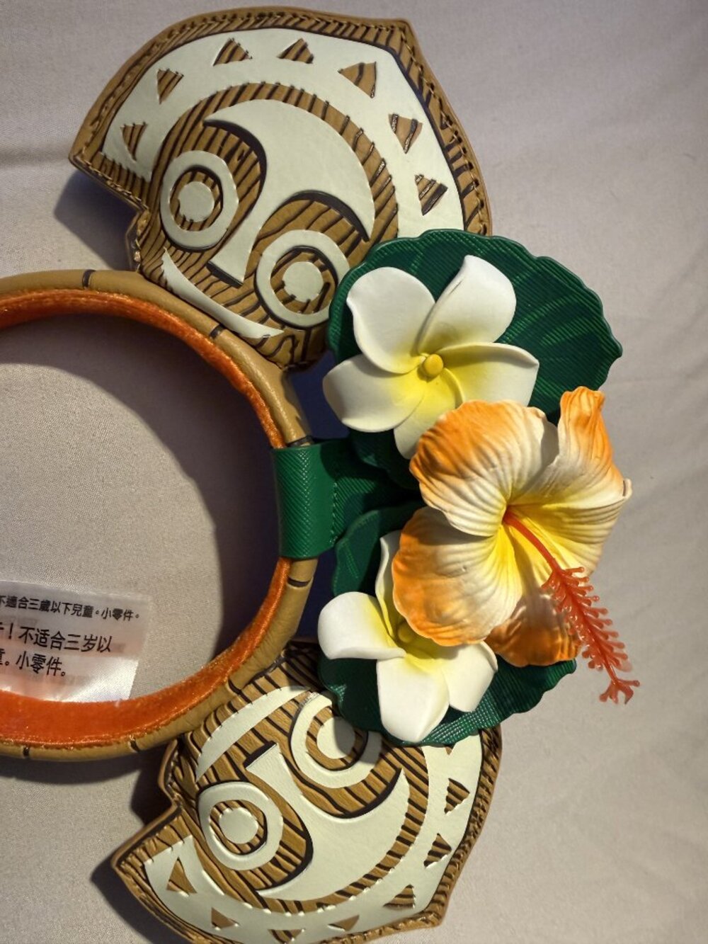 Disney Loungefly Polynesian Village Resort 50th Anniversary Tiki Ears Headband - Picture 4 of 5